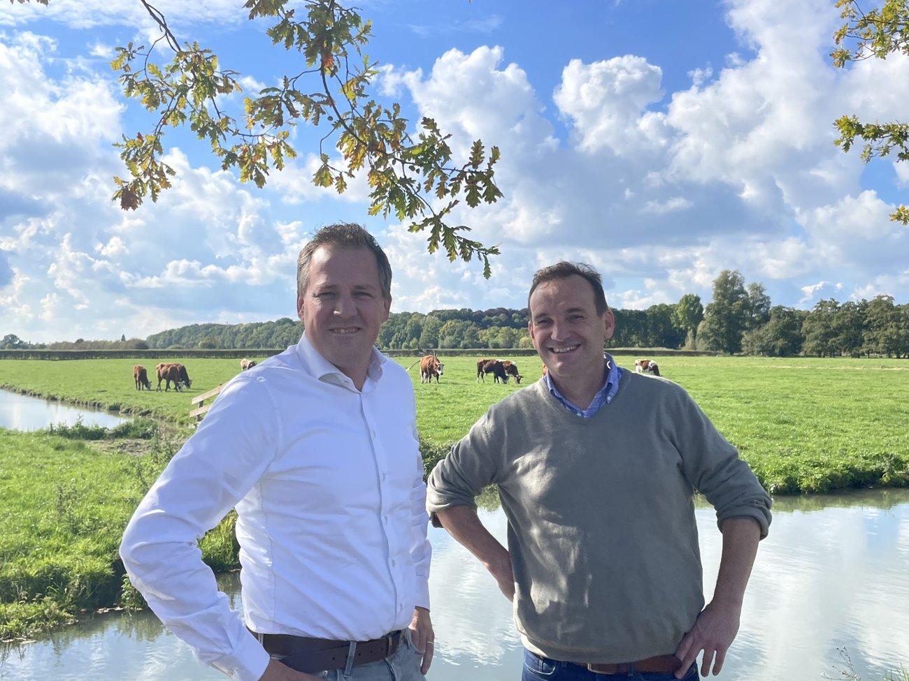 In gesprek met Dirk Breure (links) en Evert Kock (rechts) In gesprek met Dirk Breure (links) en Evert Kock (rechts)